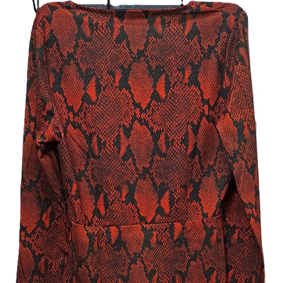 New Women's Snake Design Stylish High Waistline Top - Picture 2 of 4